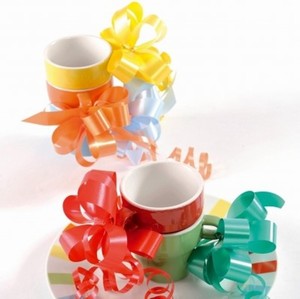 Mašle Kokarda stahovací žlutá 19mm/40m