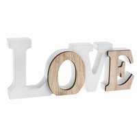 NÁPIS LOVE dřevěný 14x1,2x6cm