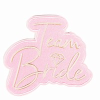 NAŽEHLOVACÍ nášivka Team Bride 6ks