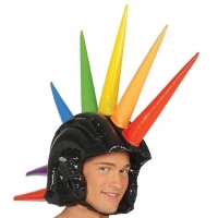 Nafukovac helma s rem multicolor