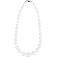 Náhrdelník perlový bílý Charleston