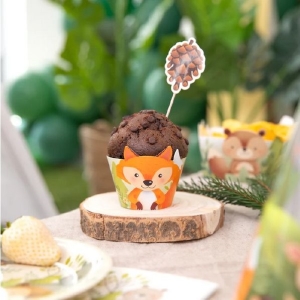 Obal na muffiny Lesn zvtka 6 ks