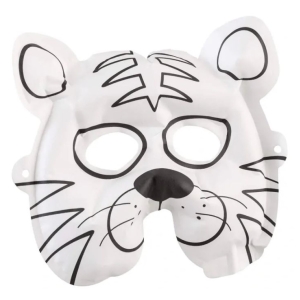 Omalovánka nafukovací maska Tygr