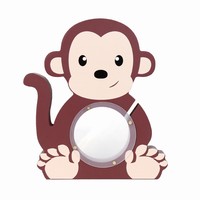 POKLADNIČKA DŘEVĚNÁ Opička
