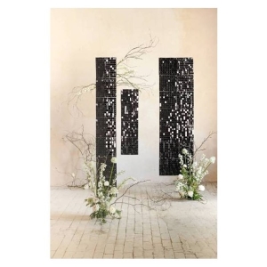 Panel dekorační, černá barva, 30x30 cm