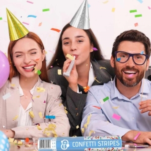 Party �epi�ka pap�rov� holografick� zlat� 1 ks