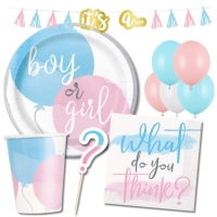Party set - Boy or Girl? Babyshower