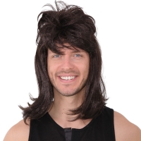 Paruka Rockman dlouh� hn�d� vlasy