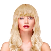 Paruka blon�at� dlouh� vlnit� vlasy