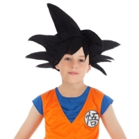 Paruka dětská Goku Saiyan černá