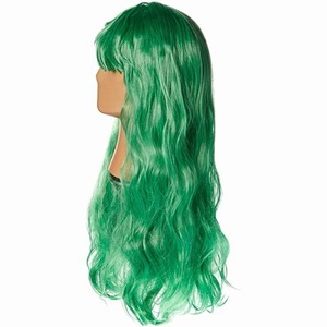 PARUKA dlouh lokny zelen