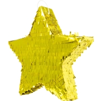 Piňata Zlatá hvězda 45 cm