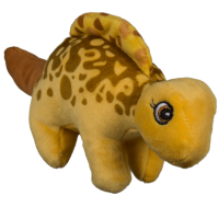 Plyšová hračka Dinosaurus žlutý 16 cm 1 ks