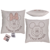 Polštářek dekorační oboustranný Minnie & Mickey 40 x 40 cm