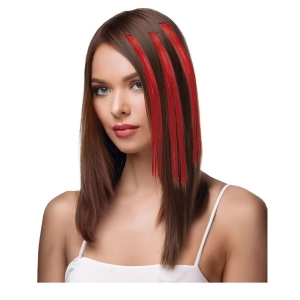 P���esek do vlas� �erven� 50 cm 3 ks