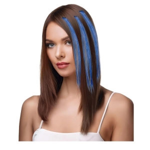 P���esek do vlas� modr� 50 cm 3 ks