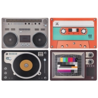 Prostírání Retro Hi-Fi mix druhů 43,5 x 28,5 cm 1 ks