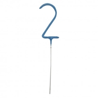 Prskavka glitrová číslice 2 modrá 17,8 cm