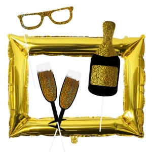 Rekvizity do fotokoutku s rámečkem 12 ks