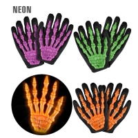 Rukavice kostlivec svítící