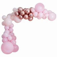 SADA balónků pro balónkový oblouk růžová/Rose Gold 200ks