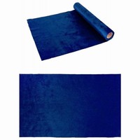 ŠERPA stolová Velur tmavě modrá 28cmx3m