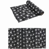 ŠERPA stolová jutová s pavouky 28cm x3m