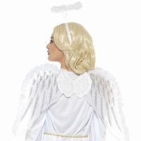 SET Anděl Třpytivá křídla 70x45cm a svatozář