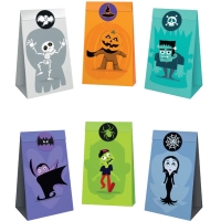 Sáčky na cukroví Halloween Monsters 6 ks