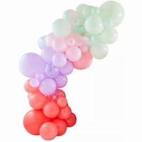 Sada balónků pink dino 75ks
