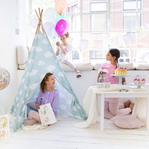 Sada dekorací na košíčky Jednorožec a duha 6ks