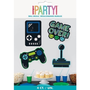 Samolepky na ze Game party 4 ks