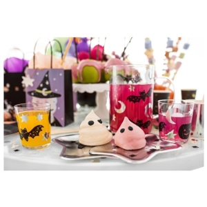 Samolepky na zeď Halloween, mix barev a vzorů