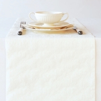 Šerpa stolová Elegance bílá 33 cm x 6 m