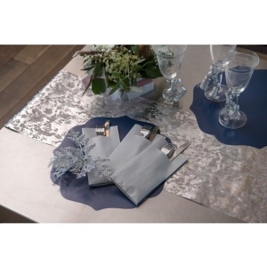 erpa stolov metalicky stbrn 28 cm x 2,5 m