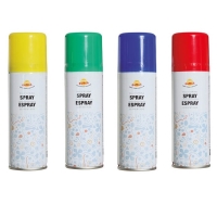 Serpentýny ve spreji mix barev