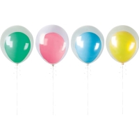 Set dvouvrstvých balónků 12 ks