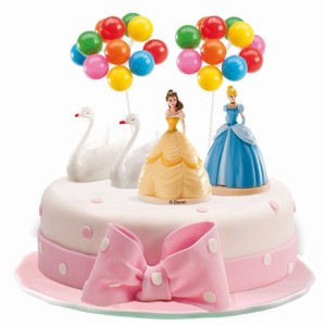 Set figurek pro dekoraci dortu Princess Disney 6 ks