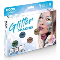 Set třpytek Glitter Shakers holografické mix barev 6 ks