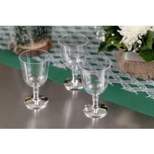 Skleniky na vno stbrn 200 ml 6 ks