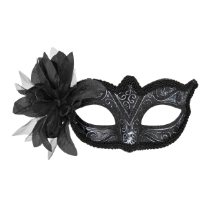 �krabo�ka karnevalov� �ern� s kv�tinou