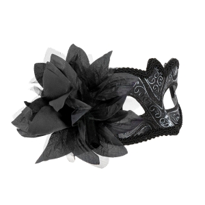 �krabo�ka karnevalov� �ern� s kv�tinou