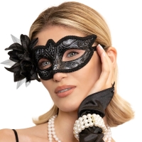 �krabo�ka karnevalov� �ern� s kv�tinou