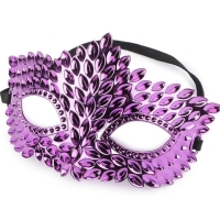 Škraboška karnevalová fialová