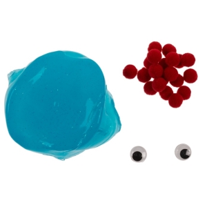 Sliz glitrov s oima mix barev