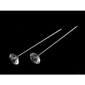 Špendlíky ozdobné Diamant 49 mm 50 ks