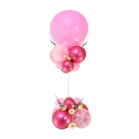 Stojan na bal�nky b�l� 70 cm