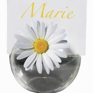 STOJÁNEK na jmenovku skleněná Koule 5 cm