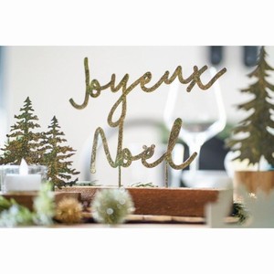 DEKORACE Stromeček zlato-zelený na podstavci 24cm