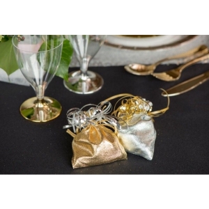 Stuha leskl zlat 25 m